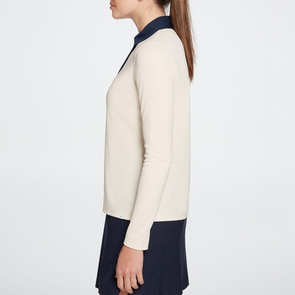 New Lady Hagen Women's Pique Long Sleeve Golf Polo - Picture 4 of 4